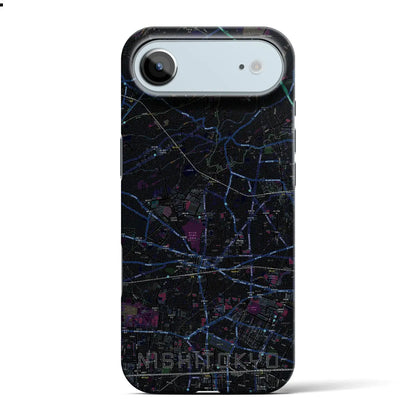 【西東京（東京都）】地図柄iPhoneケース（バックカバータイプ）