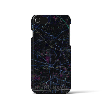 【西東京（東京都）】地図柄iPhoneケース（バックカバータイプ）