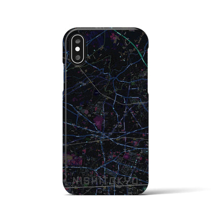 【西東京（東京都）】地図柄iPhoneケース（バックカバータイプ）