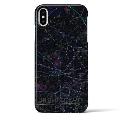 【西東京（東京都）】地図柄iPhoneケース（バックカバータイプ）