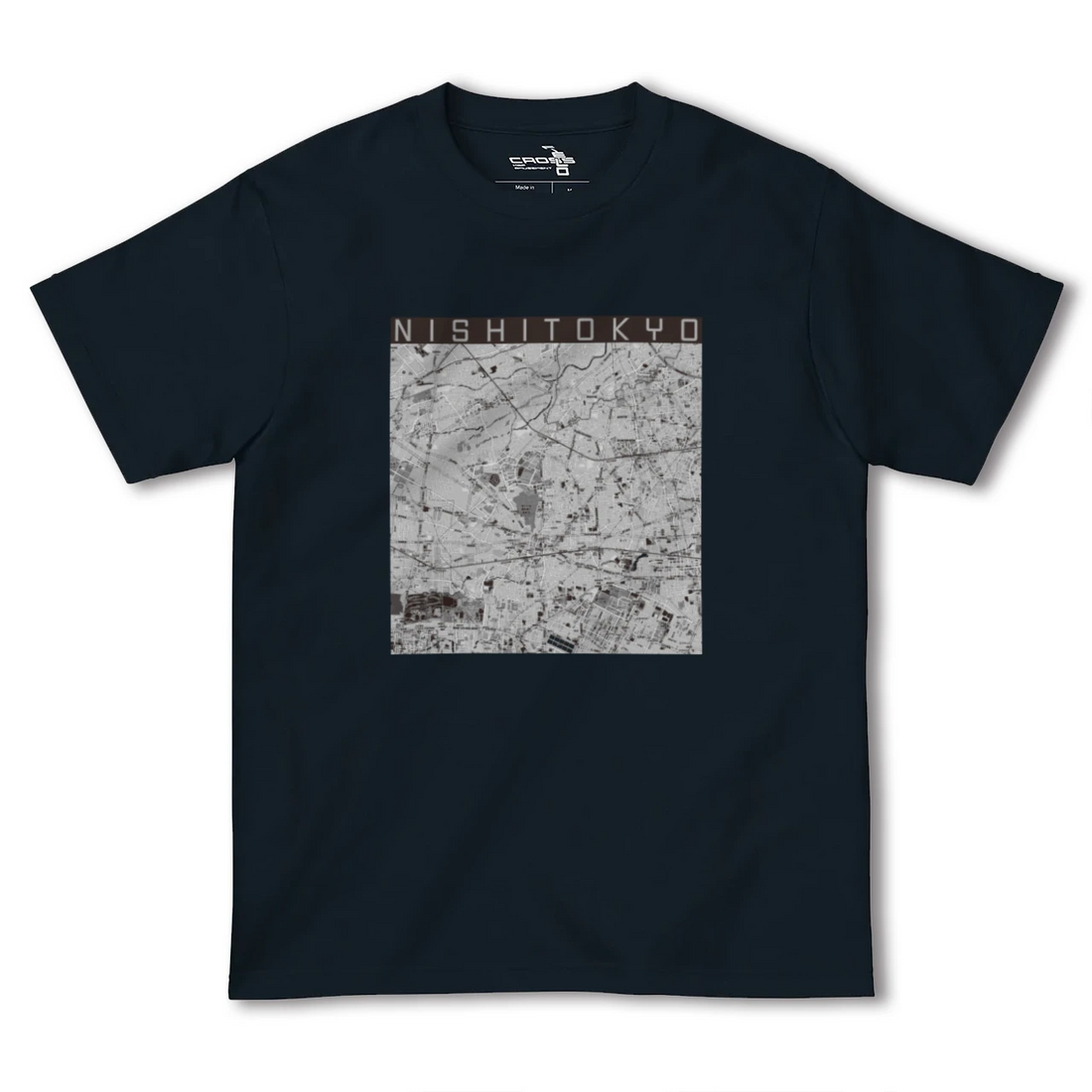 【西東京（東京都）】地図柄ヘビーウェイトTシャツ