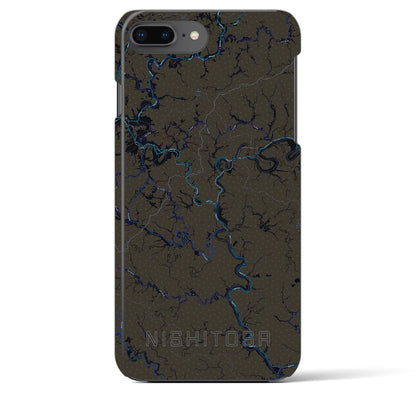 【西土佐（高知県）】地図柄iPhoneケース（バックカバータイプ）