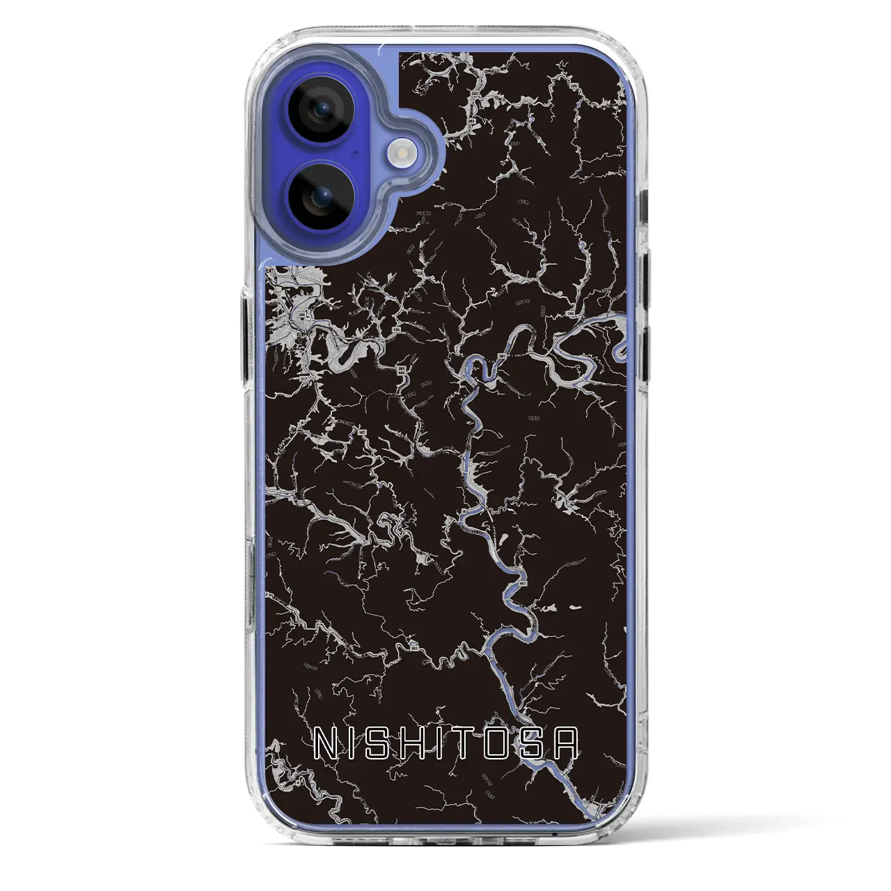 【西土佐（高知県）】地図柄iPhoneケース（MagSafeタイプ）