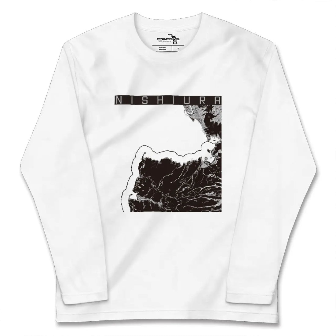 【西浦(静岡県)】地図柄ロングスリーブTシャツ