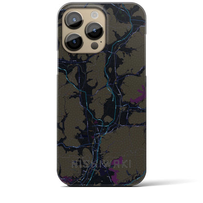 【西脇（兵庫県）】地図柄iPhoneケース（バックカバータイプ）