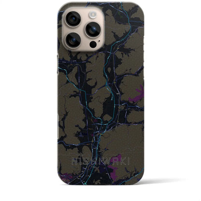 【西脇（兵庫県）】地図柄iPhoneケース（バックカバータイプ）