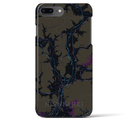 【西脇（兵庫県）】地図柄iPhoneケース（バックカバータイプ）