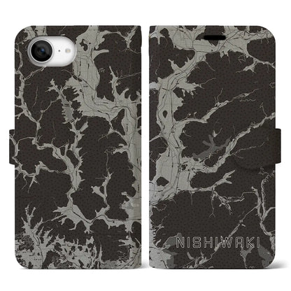 【西脇（兵庫県）】地図柄iPhoneケース（手帳タイプ）