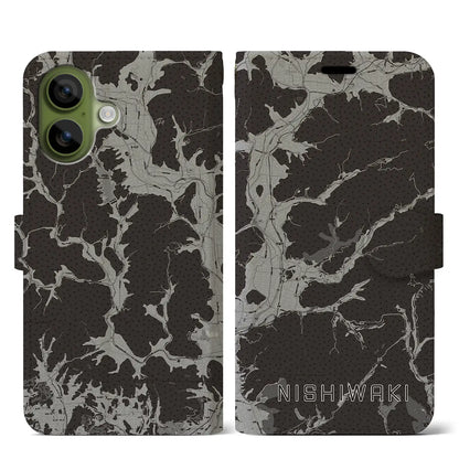 【西脇（兵庫県）】地図柄iPhoneケース（手帳タイプ）