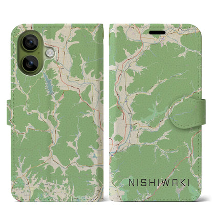 【西脇（兵庫県）】地図柄iPhoneケース（手帳タイプ）