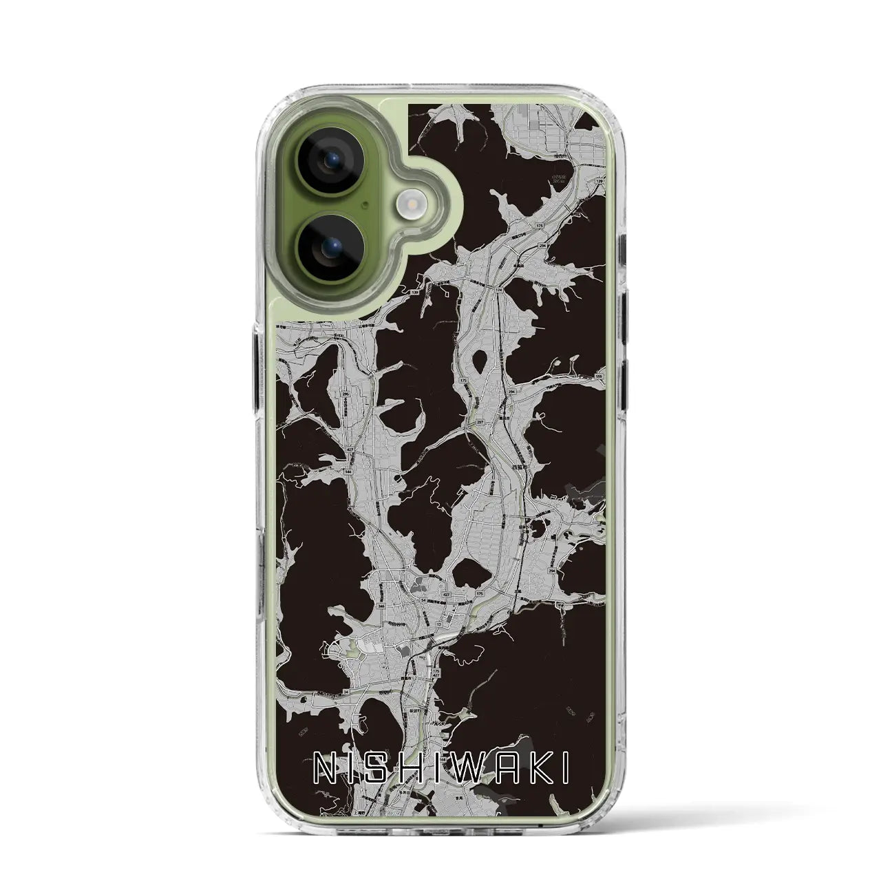 【西脇（兵庫県）】地図柄iPhoneケース（MagSafeタイプ）