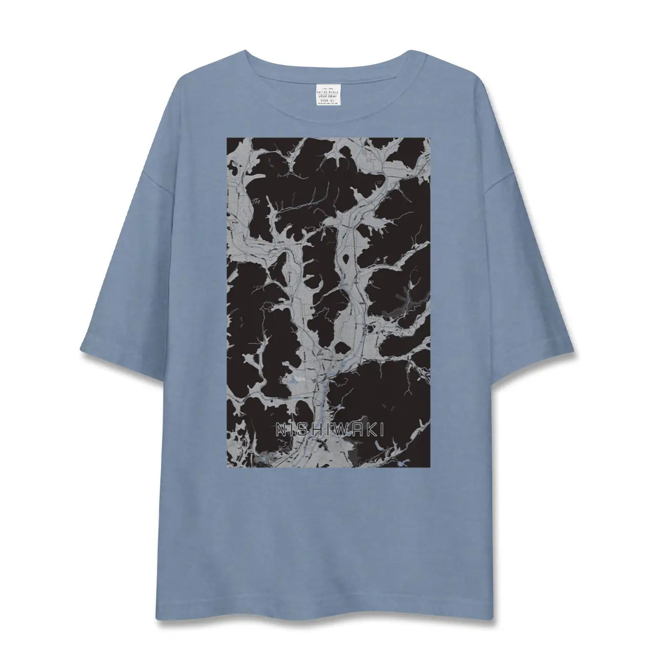 【西脇（兵庫県）】地図柄ビッグシルエットTシャツ