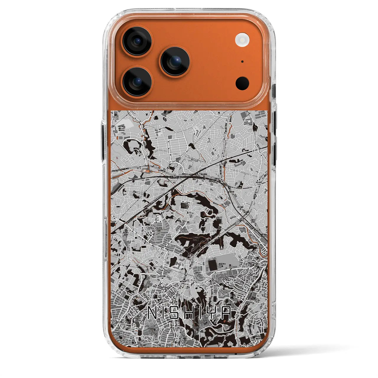 【西谷（神奈川県）】地図柄iPhoneケース（MagSafeタイプ）