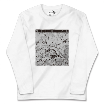 【西谷（神奈川県）】地図柄ロングスリーブTシャツ