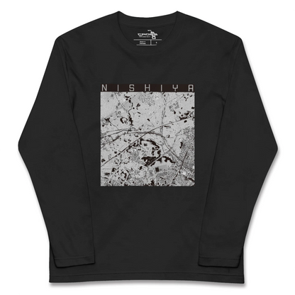 【西谷（神奈川県）】地図柄ロングスリーブTシャツ