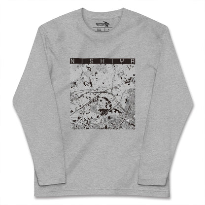 【西谷（神奈川県）】地図柄ロングスリーブTシャツ