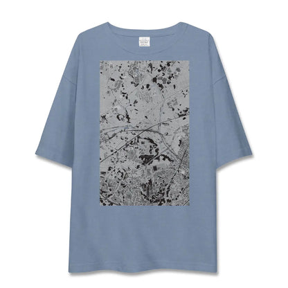 【西谷（神奈川県）】地図柄ビッグシルエットTシャツ