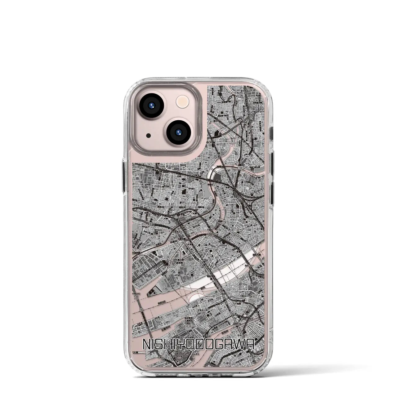【西淀川（大阪府）】地図柄iPhoneケース（MagSafeタイプ）
