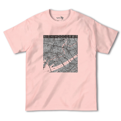 【西淀川（大阪府）】地図柄ヘビーウェイトTシャツ