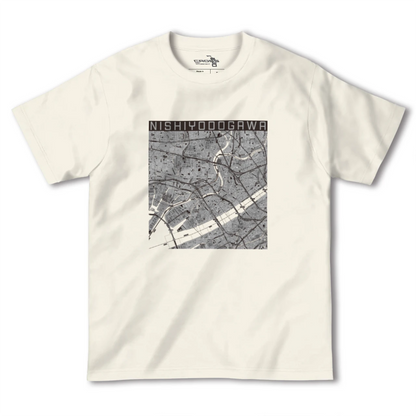 【西淀川（大阪府）】地図柄ヘビーウェイトTシャツ