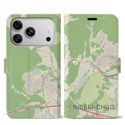 【日生中央（兵庫県）】地図柄iPhoneケース（手帳タイプ）