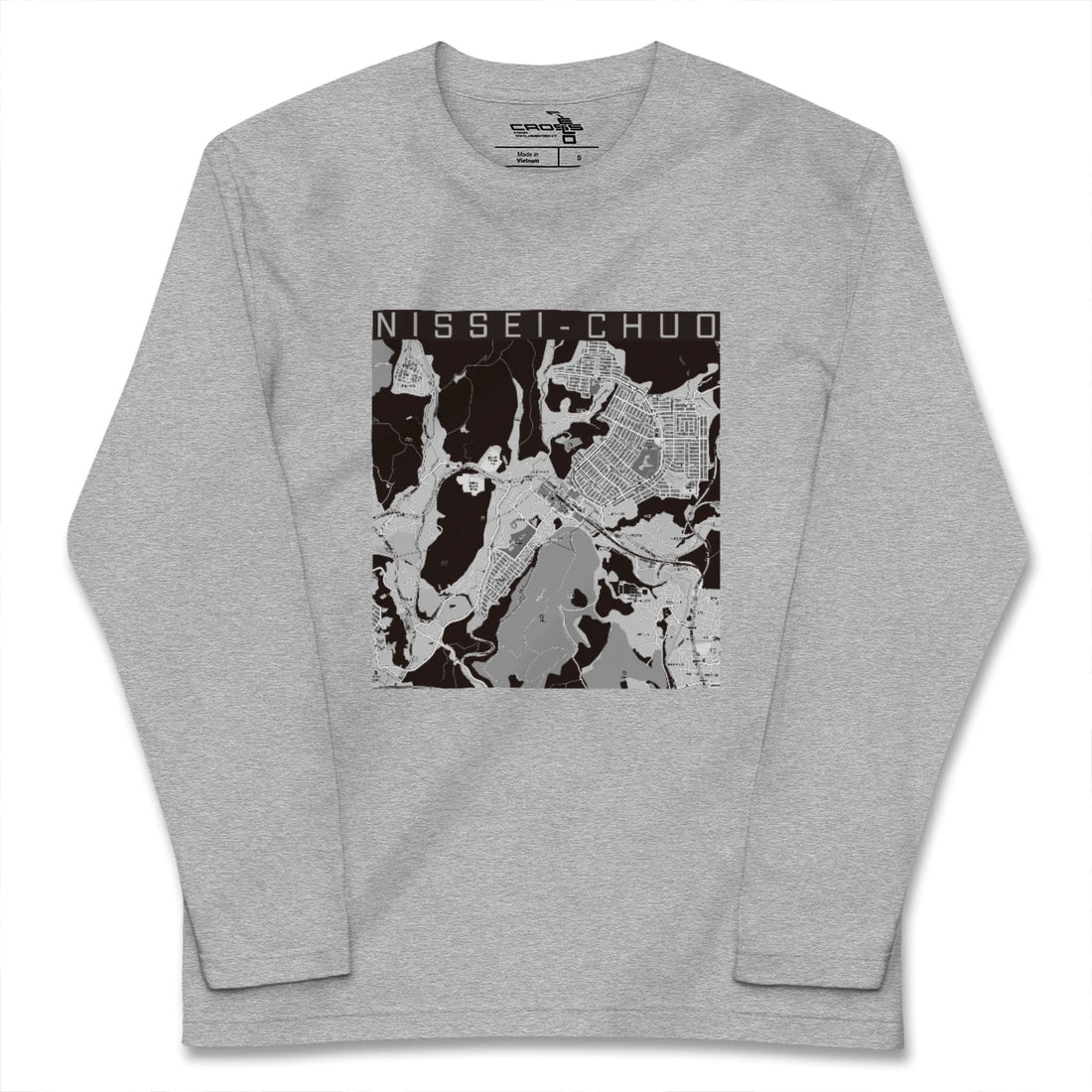 【日生中央（兵庫県）】地図柄ロングスリーブTシャツ