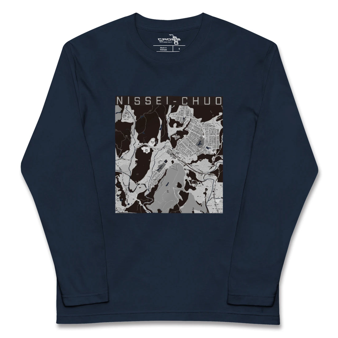 【日生中央（兵庫県）】地図柄ロングスリーブTシャツ