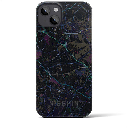 【日進（愛知県）】地図柄iPhoneケース（バックカバータイプ）