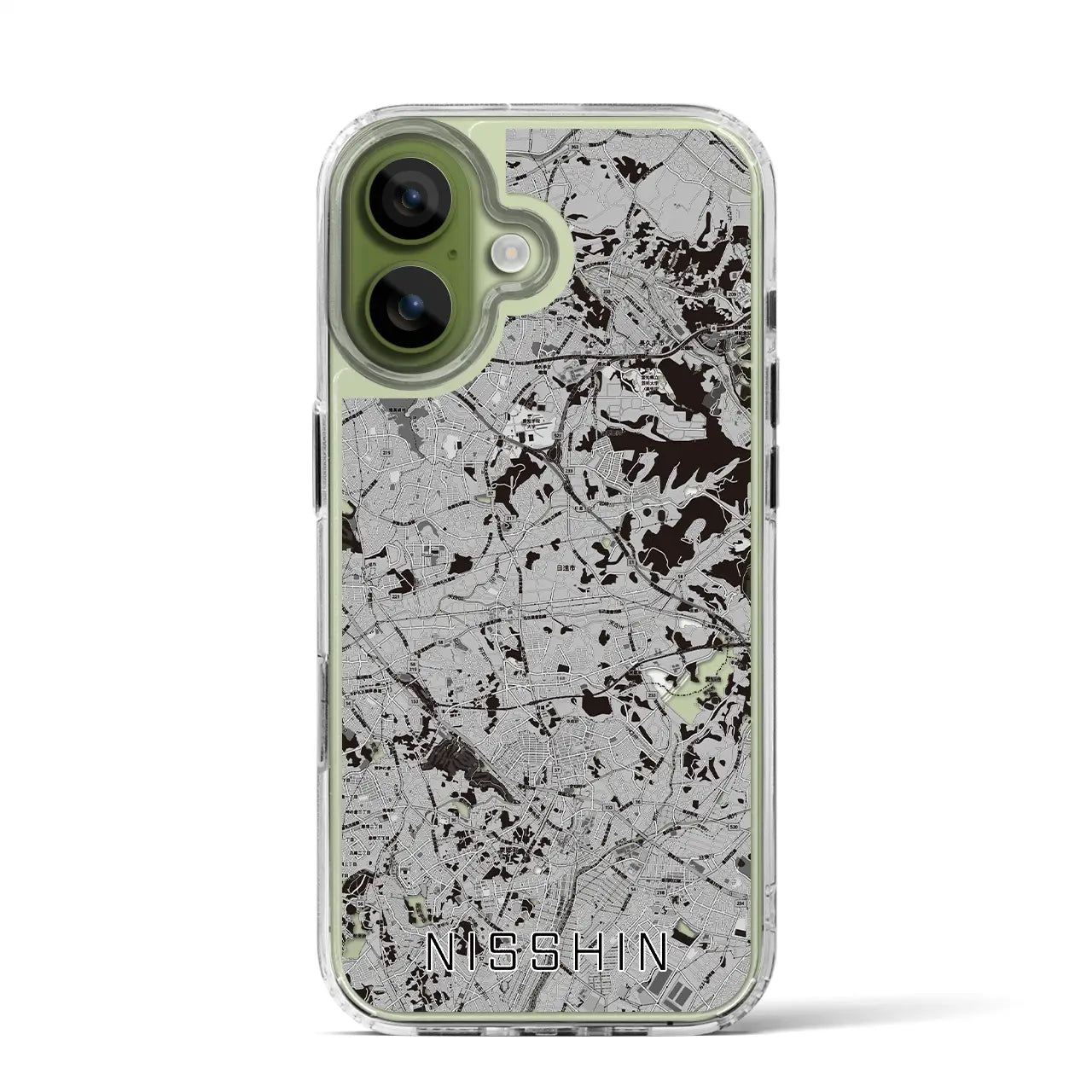 【日進（愛知県）】地図柄iPhoneケース（MagSafeタイプ）