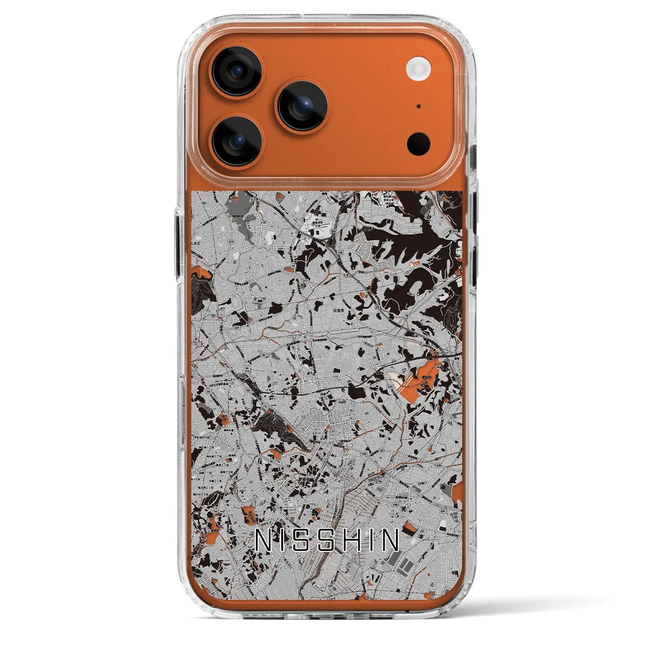 【日進（愛知県）】地図柄iPhoneケース（MagSafeタイプ）