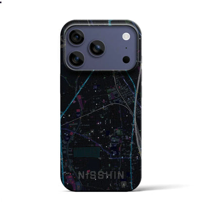 【日進（埼玉県）】地図柄iPhoneケース（バックカバータイプ）