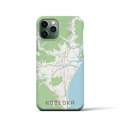 【延岡（宮崎県）】地図柄iPhoneケース（バックカバータイプ）