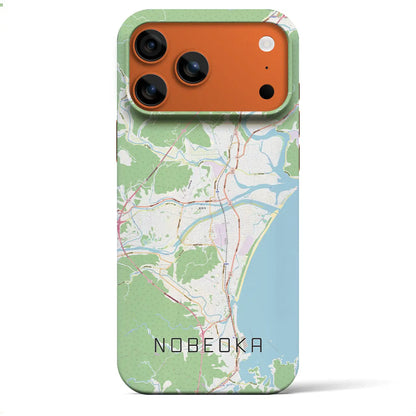 【延岡（宮崎県）】地図柄iPhoneケース（バックカバータイプ）