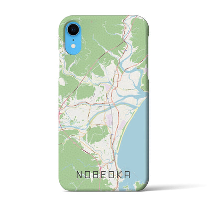 【延岡（宮崎県）】地図柄iPhoneケース（バックカバータイプ）