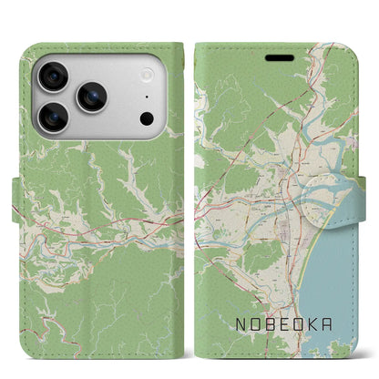 【延岡（宮崎県）】地図柄iPhoneケース（手帳タイプ）