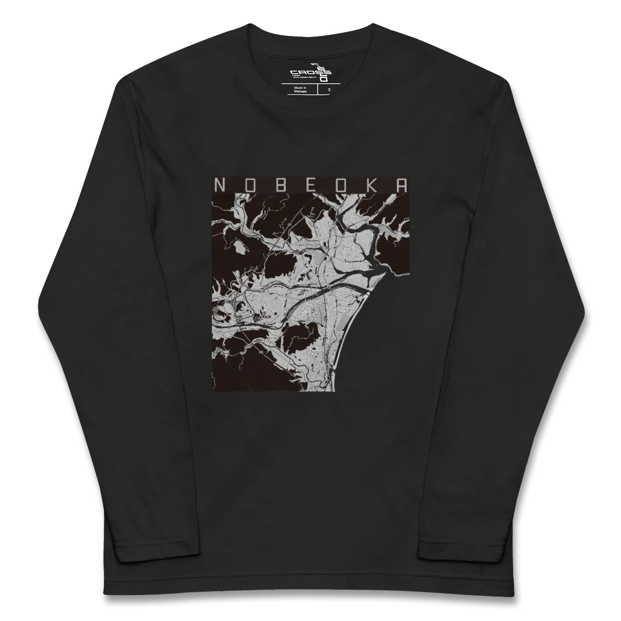 【延岡（宮崎県）】地図柄ロングスリーブTシャツ