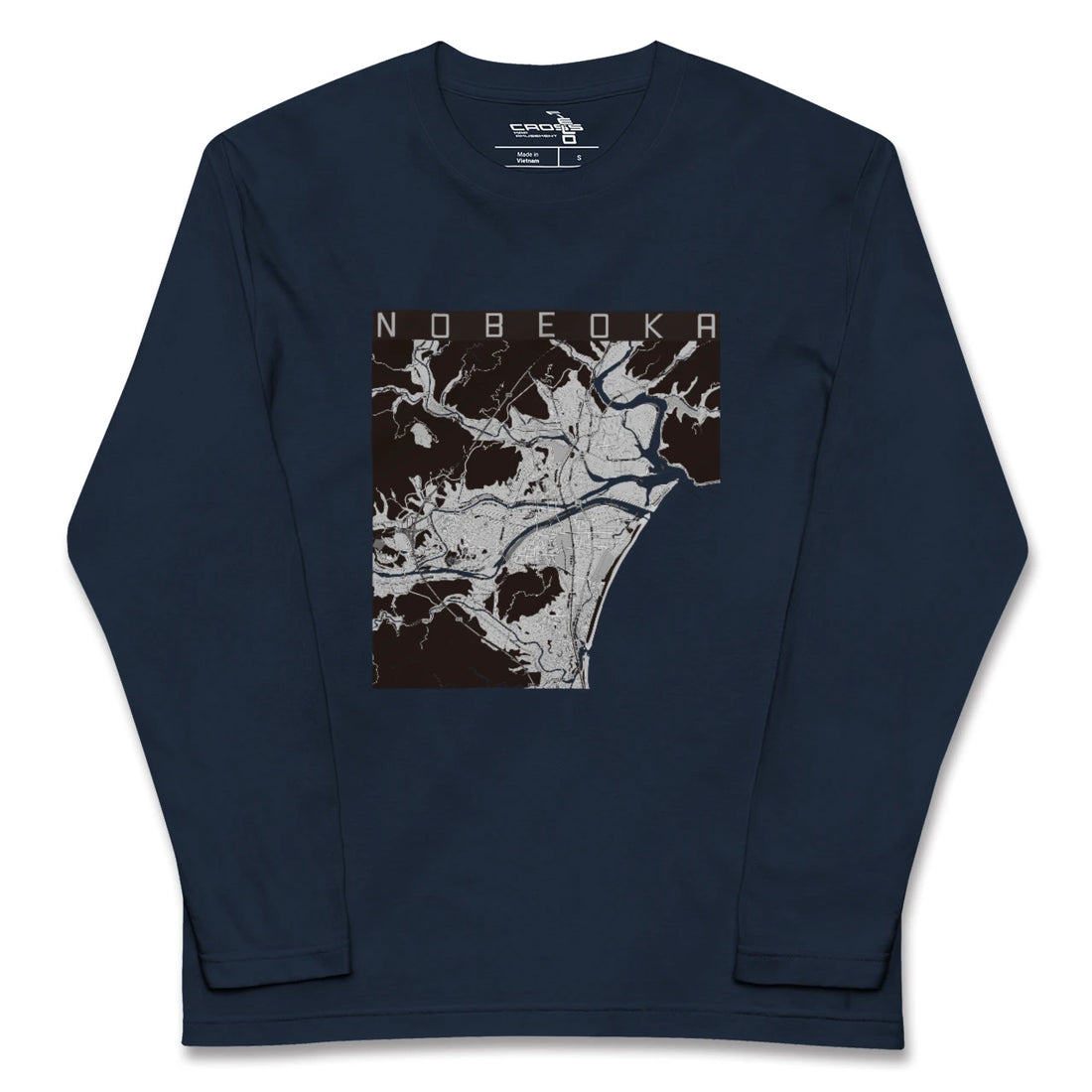 【延岡（宮崎県）】地図柄ロングスリーブTシャツ