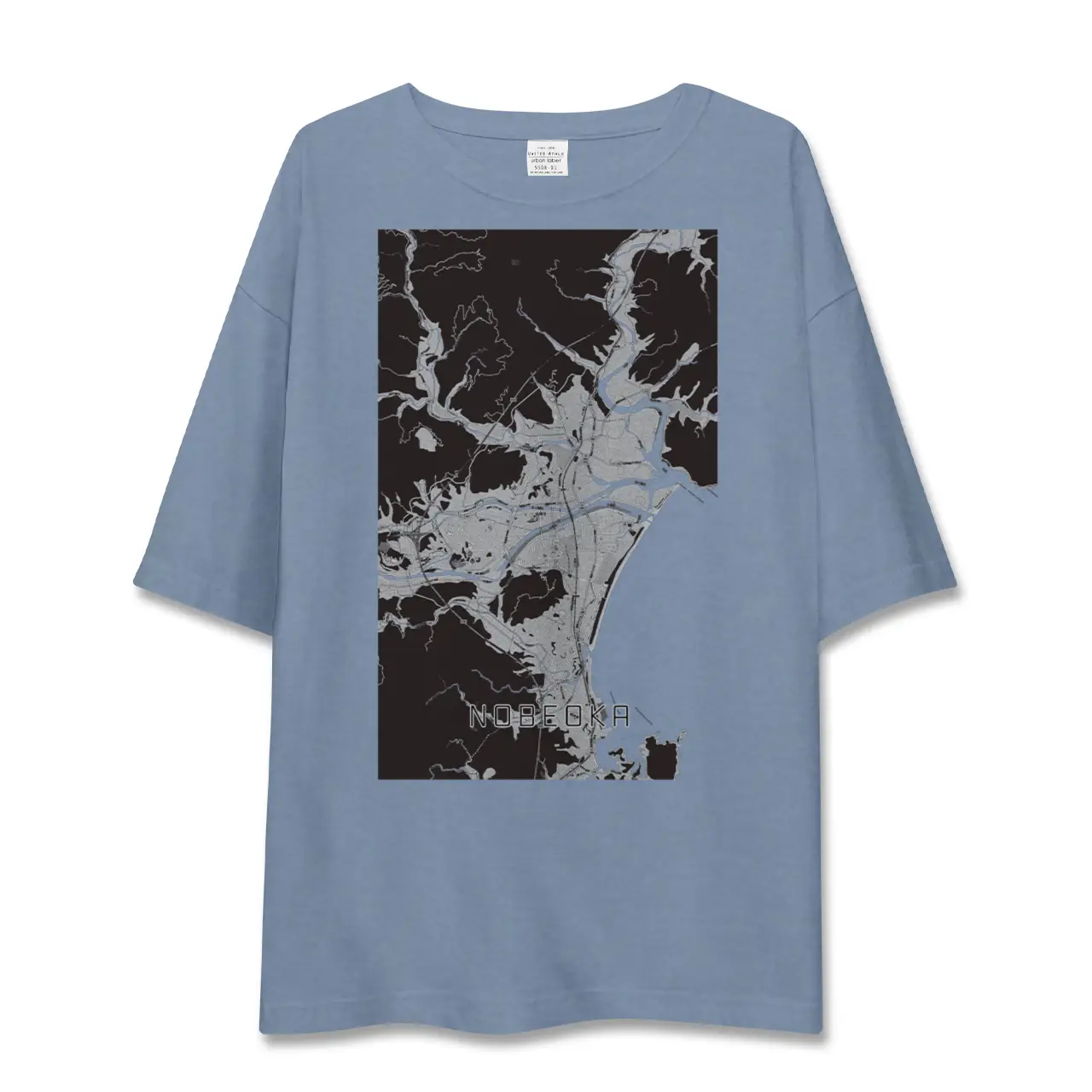 【延岡（宮崎県）】地図柄ビッグシルエットTシャツ