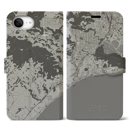 【野比（神奈川県）】地図柄iPhoneケース（手帳タイプ）