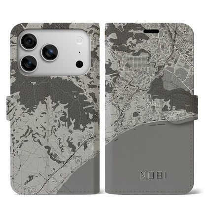 【野比（神奈川県）】地図柄iPhoneケース（手帳タイプ）