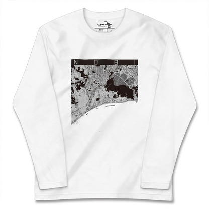 【野比（神奈川県）】地図柄ロングスリーブTシャツ