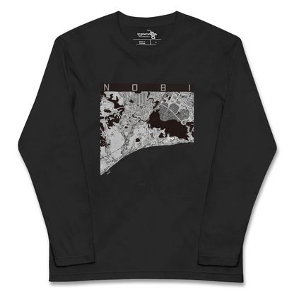 【野比（神奈川県）】地図柄ロングスリーブTシャツ