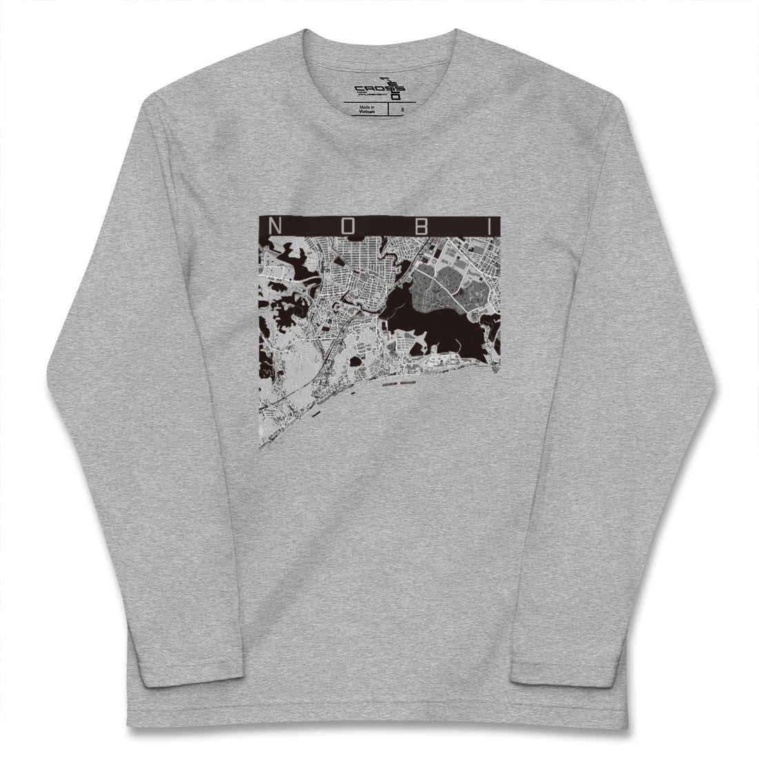 【野比（神奈川県）】地図柄ロングスリーブTシャツ
