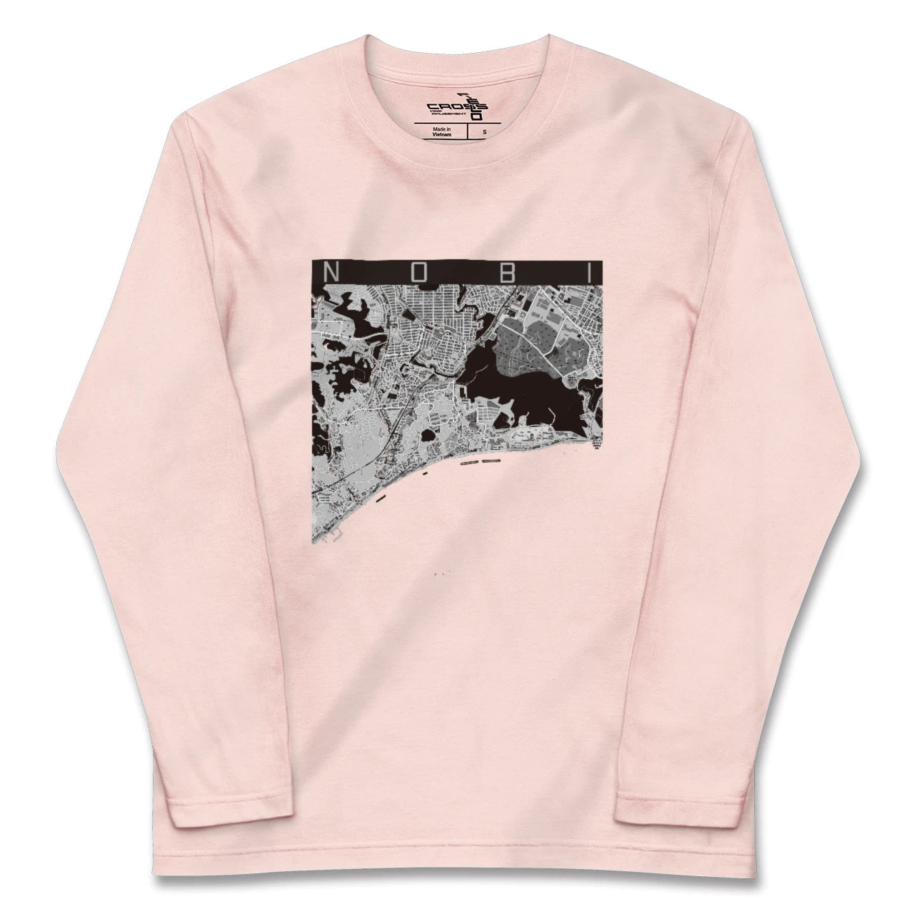【野比（神奈川県）】地図柄ロングスリーブTシャツ
