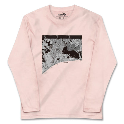 【野比（神奈川県）】地図柄ロングスリーブTシャツ