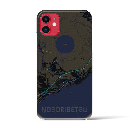 【登別（北海道）】地図柄iPhoneケース（バックカバータイプ）