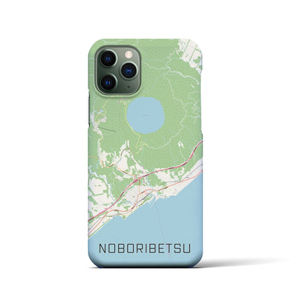 【登別（北海道）】地図柄iPhoneケース（バックカバータイプ）