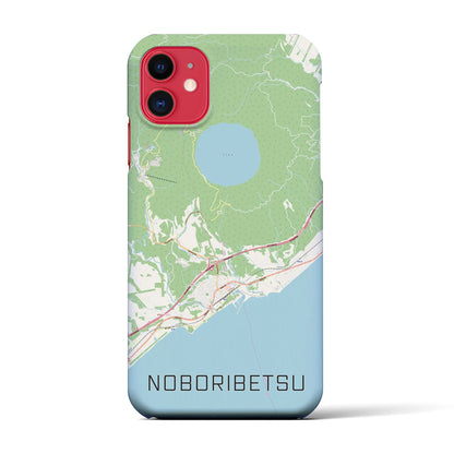 【登別（北海道）】地図柄iPhoneケース（バックカバータイプ）
