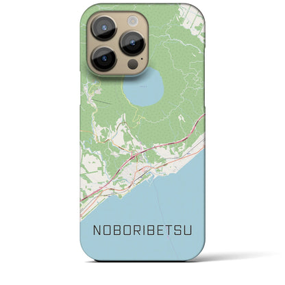 【登別（北海道）】地図柄iPhoneケース（バックカバータイプ）