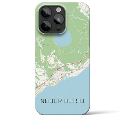 【登別（北海道）】地図柄iPhoneケース（バックカバータイプ）